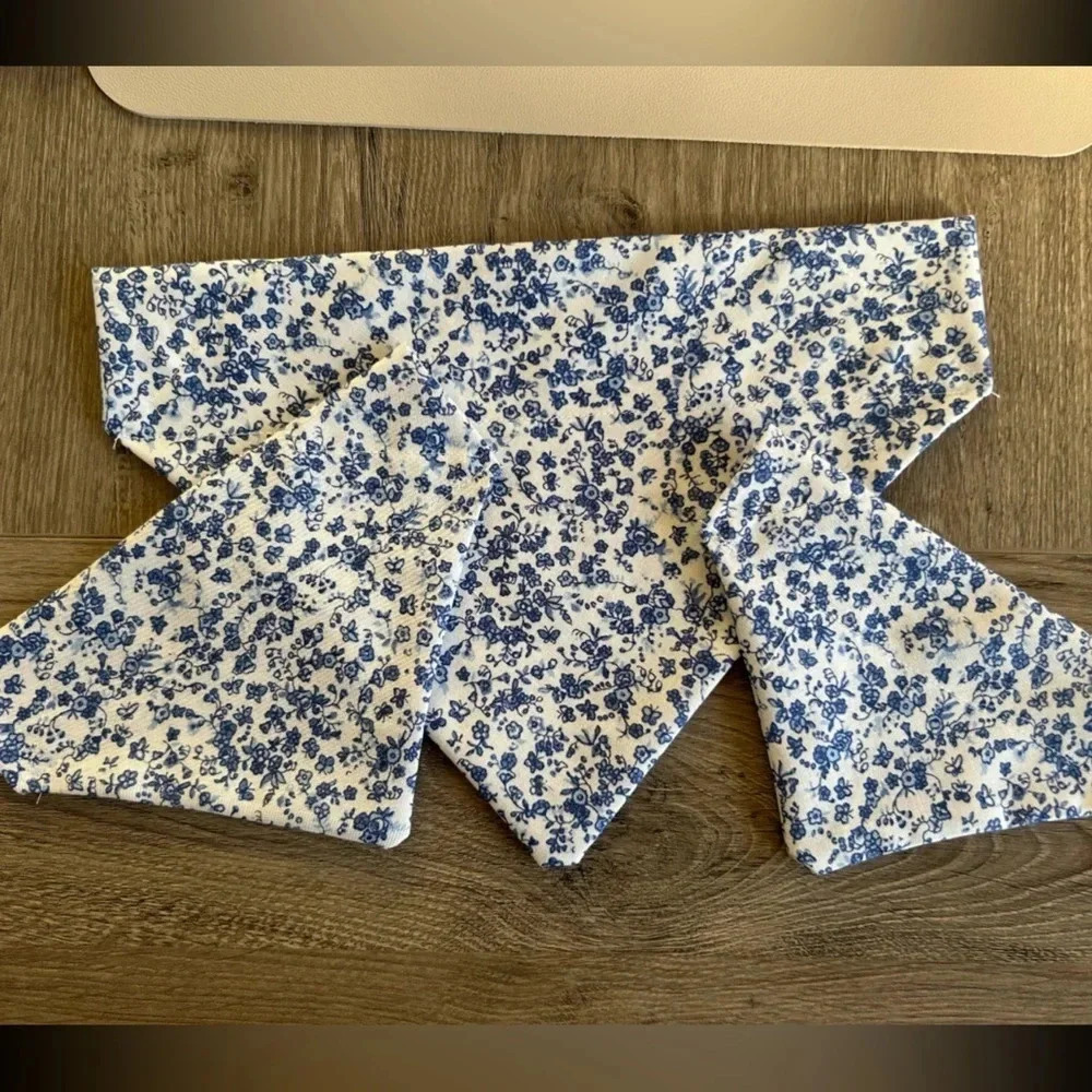 Floral dog bandanas